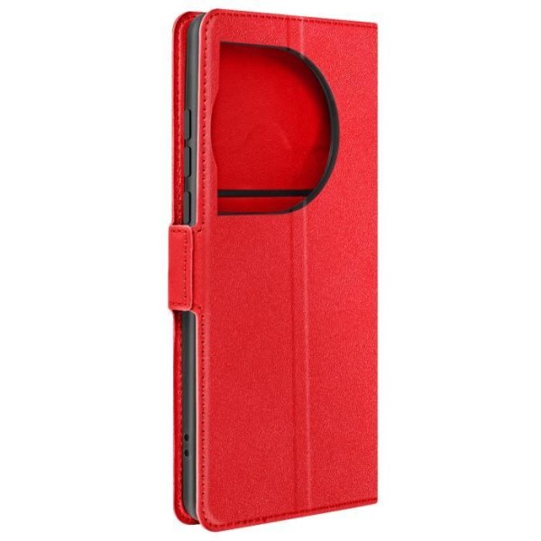 Fodral för OnePlus 12 och 12R korthållare Videostöd Slim design Röd