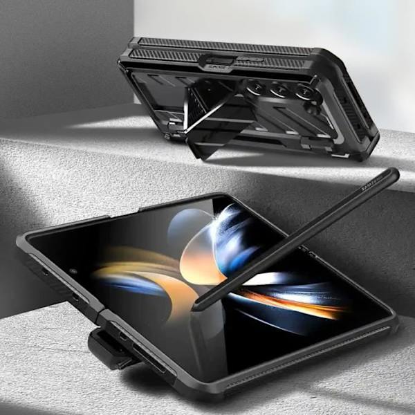 Supcase Unicorn Beetle Pro suojakuori Samsung Galaxy Z Fold 5:lle - musta Svart