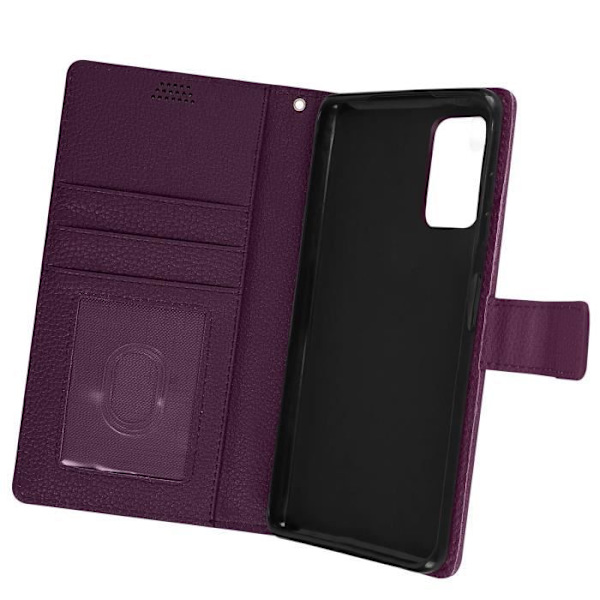 Samsung Galaxy A13 etui - AVIZAR - Video Stand Wallet Cover - Lilla - Stiv - Syntetisk - Voksen Lila