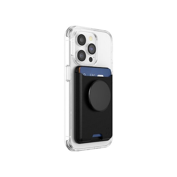 Popsockets Puhelinlisävaruste Korttipidike PopWallet MagSafe musta