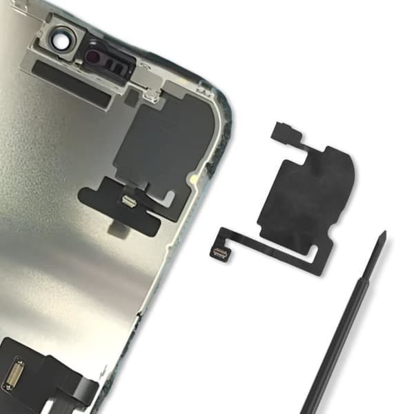 Proximity Sensor Flex Cable til iPhone 16 Pro Erstatningsdel Sort Svart