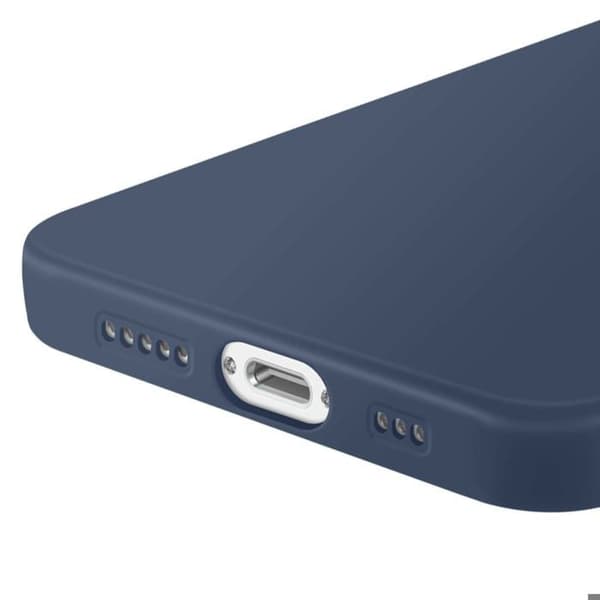 MagSafe-cover til iPhone 17e i blødt og holdbart mat silikone MW blå Blå