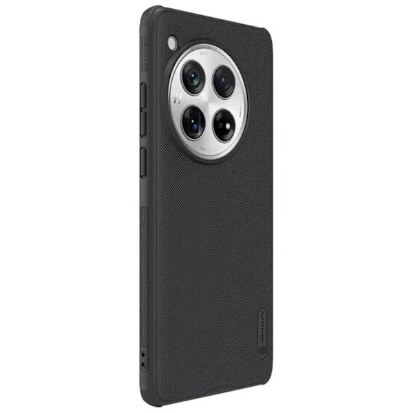 Etui til OnePlus 12 - Nillkin Super Frosted Shield Pro - Sort svart