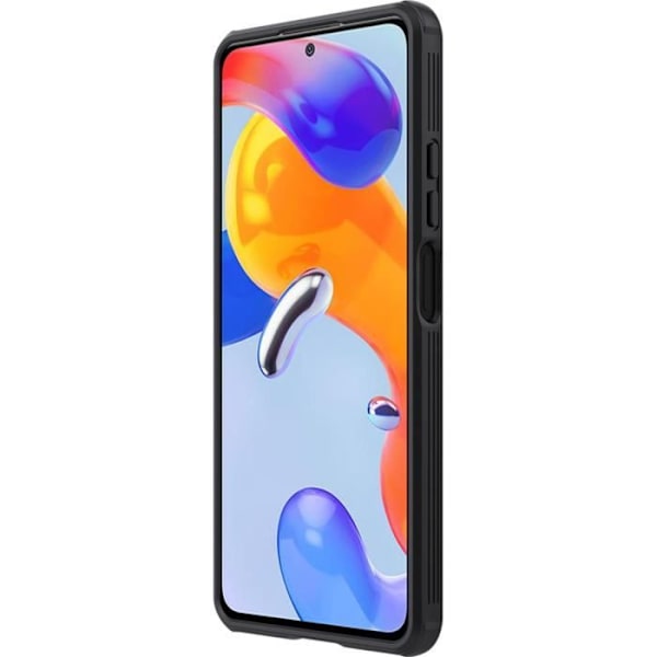 Kotelo - NILLKIN - CamShield Pro - Xiaomi Redmi Note 11 Pro - Musta - Tyylikäs - Jäykkä sort