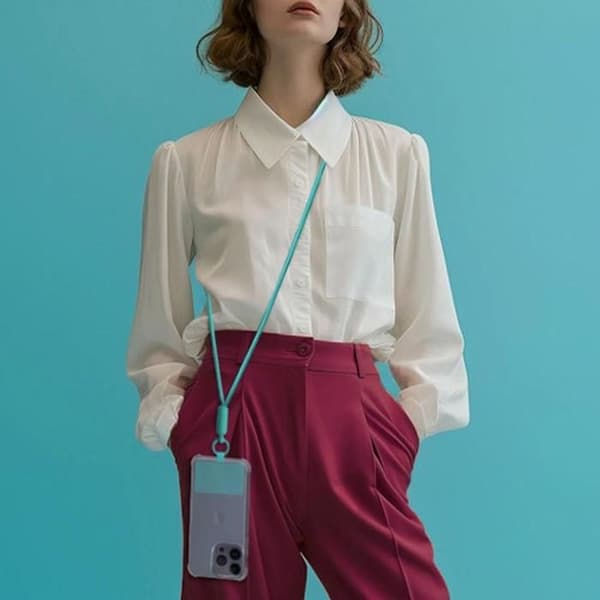 Universell snodd Color Block Turkos