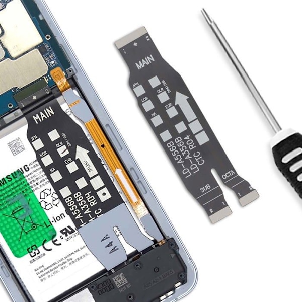 Nappe Moderkort för Samsung Galaxy A55 Svart Svart