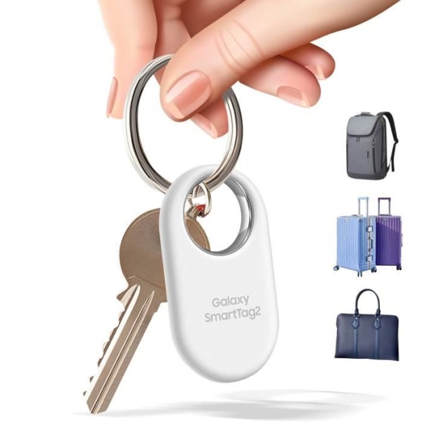 Galaxy SmartTag 2 Tracker Plats Bluetooth NFC-teknik Samsung Vit
