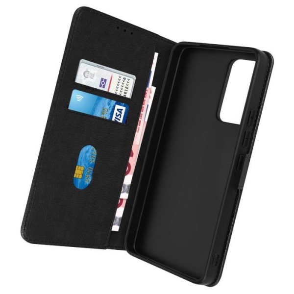 Etui til Xiaomi 12T og 12T Pro Flip Wallet Video Support Funktion Sort