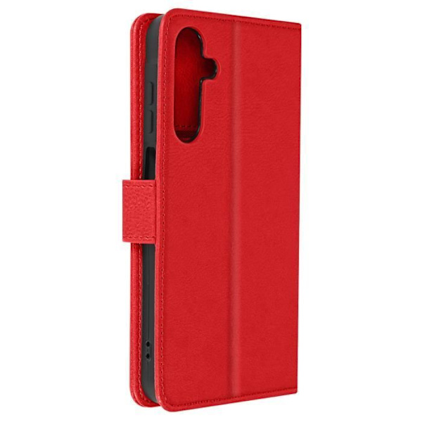 Etui til Samsung Galaxy A25 - AVIZAR - Pung og videosupport - Rød Röd