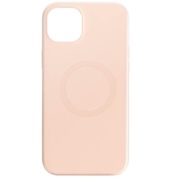 Beskyttelsescover - AVIZAR - iPhone 15 Plus - Silikone Soft-touch - Lyserød - Skridsikker Puderrosa