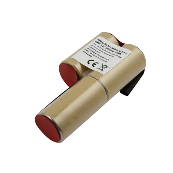 Batteri för Gardena ACCU 3 gräsklipparklippare Ni-MH 3.6V 2500mAh 9.0Wh