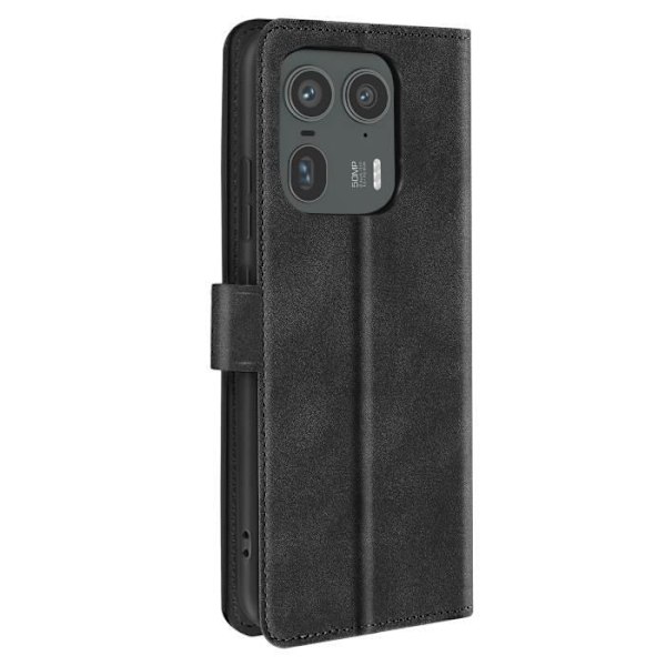Etui för Motorola Edge 50 Ultra - AVIZAR - Plånbok Stöd Videoläge - Svart Svart
