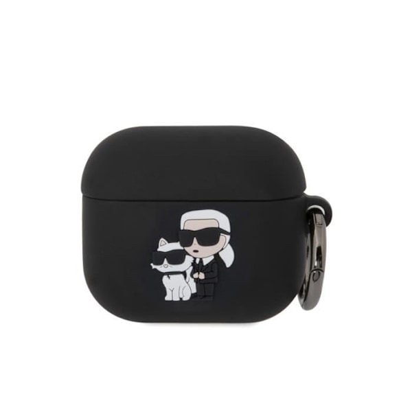 Coque til Airpods 3 NFT Stødabsorberende i Silikone Karl Lagerfeld Sort - Mærke KARL LAGERFELD Svart