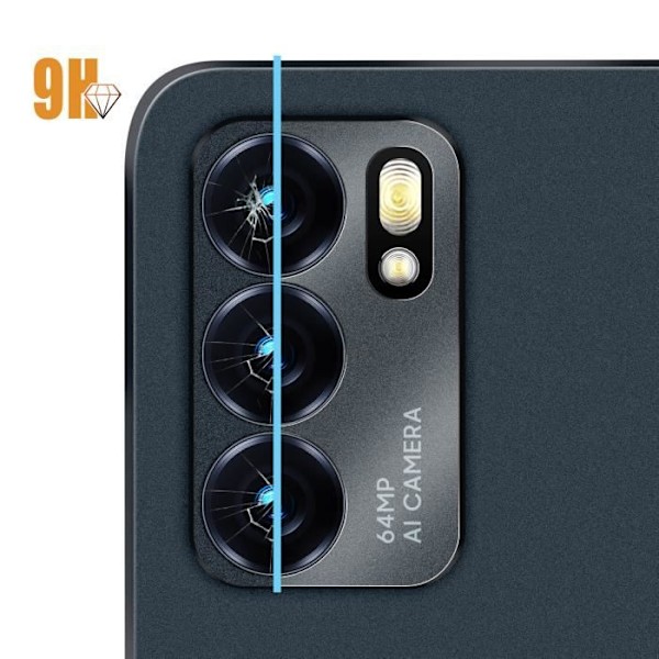 Suojakalvo - AVIZAR - Oppo Reno 6 5G - 9H karkaistu lasi - Sormenjälkiä estävä - Läpinäkyvä Transparent