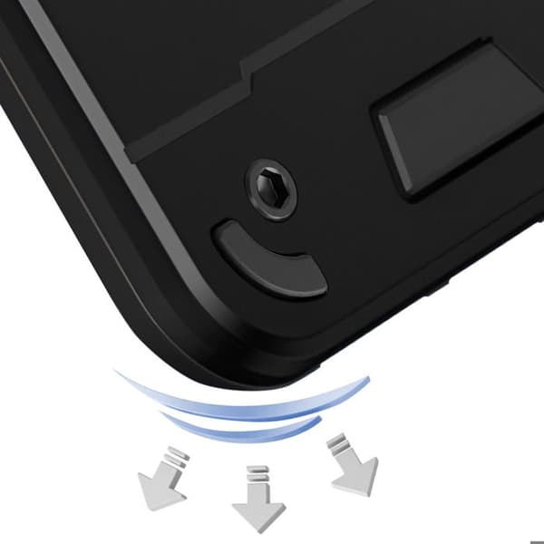 Cover til Redmi Note 15 Pro 5G med sort magnetisk ring Svart
