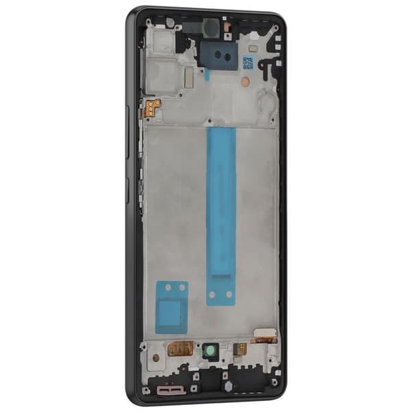 Skærm til Galaxy A53 LCD-panel med berøringsglas og sort chassis Svart