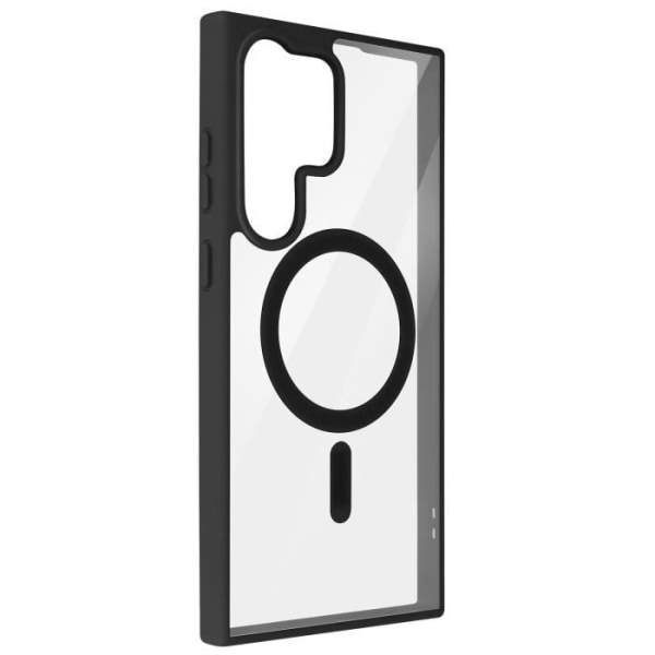 AVIZAR beskyttelsescover til Samsung Galaxy S23 Ultra - Hard Back Silikone Contour - Sort Svart
