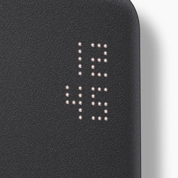 Officiel Samsung Galaxy S22 Plus LED Case Kortholder Smart LED Cover lysegrå