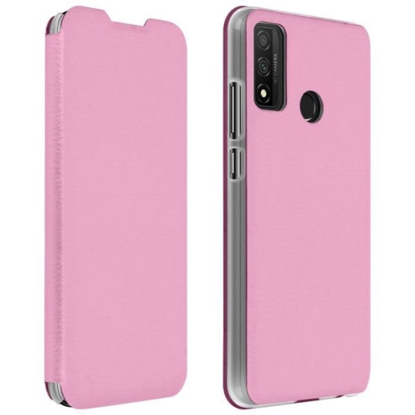 Étui Portefeuille Huawei P smart 2020 - AVIZAR - Rose - Synthétique - Rabat - Lisse Rosa