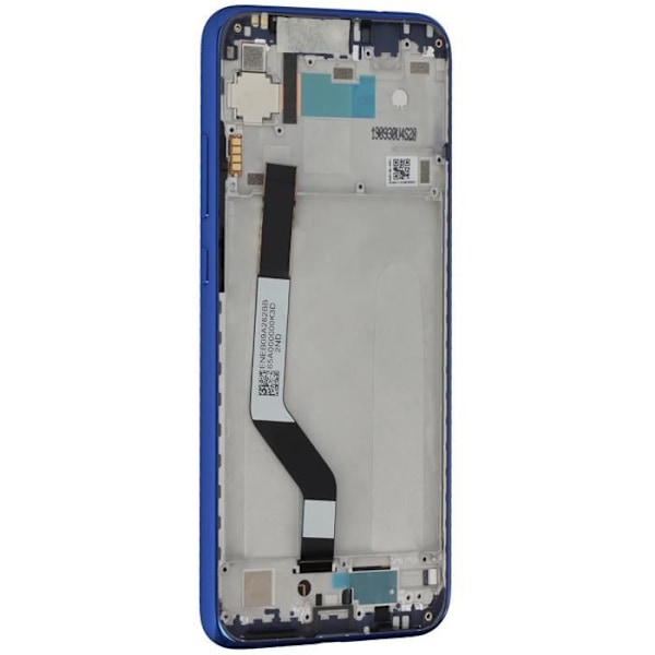 Skærm til Xiaomi Redmi Note 7 LCD + Touch Glass + Originalt Xiaomi Blue Chassis Blå