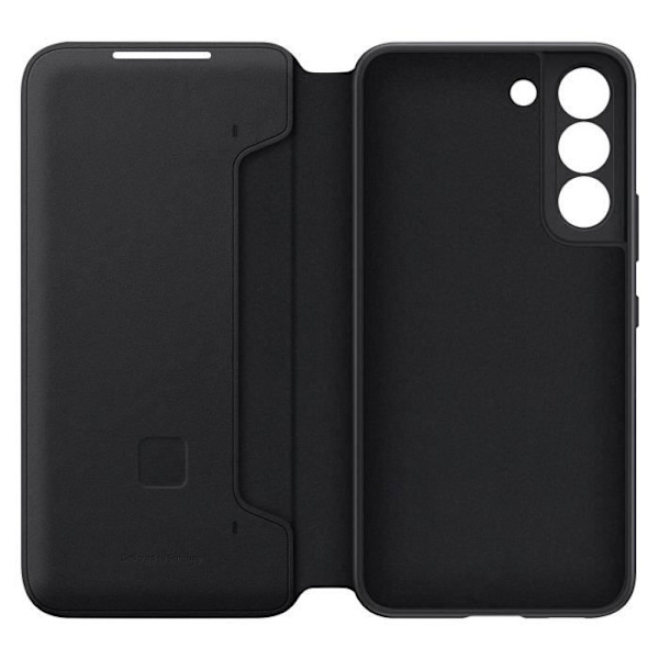 Officiel Samsung Galaxy S22 Plus LED Case Kortholder Smart LED Cover lysegrå