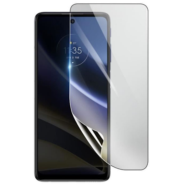 Näytönsuoja - 3MK - Motorola Moto G51 5G - Iskunkestävä Hydrogeeli - Läpinäkyvä - Naarmuuntumaton Transparent