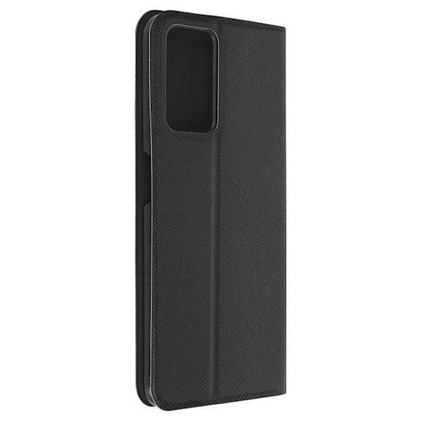 Realme 9i, Oppo A76 ja A96 kotelo keinonahkainen kovakantinen videotuki BigBen Black Svart