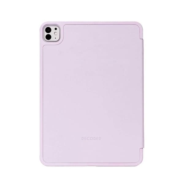iPad 13 M4 / M5-fodral med vikbart stöd, slimmat design, texturerad, dekodad lavendel Violett