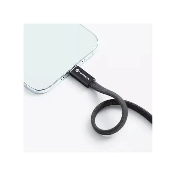 Kaapeli - liitäntälaite Forcell usb kaapeli usb c - usb c f-energy qc4.0 pd 5a 100w 1.2m
