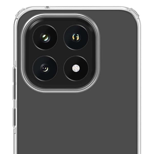 Coque - FORCE CASE - Xiaomi 15T Feel 2m - Stötskydd 2 m - Tryax Inserts 3D - Transparent Vit