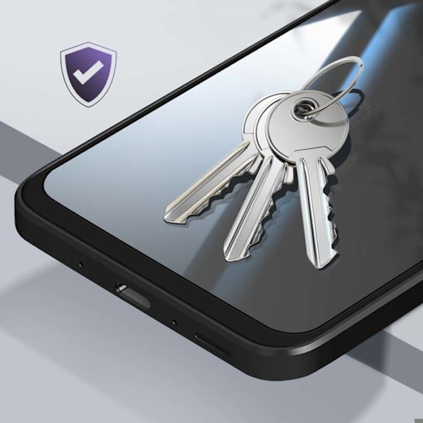 Härdat Glas för Galaxy A56 Hårdhet 9H Rep-Resistent Total Täcka Akashi Svart Svart