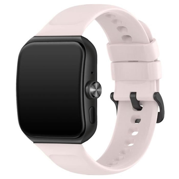 AVIZAR armbånd til Oppo Watch 3 Pro i pink silikone med soft touch finish og rem med huller Rosa