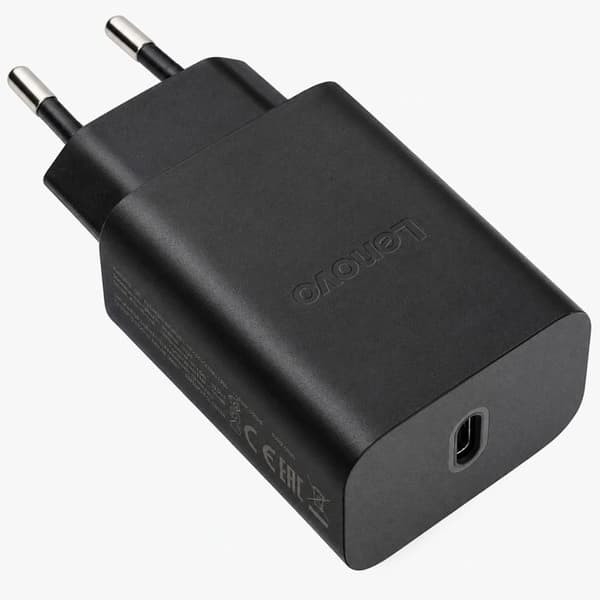 USB-C 30W Power Delivery Hurtig Oplader Reference MC309 Lenovo Sort Svart