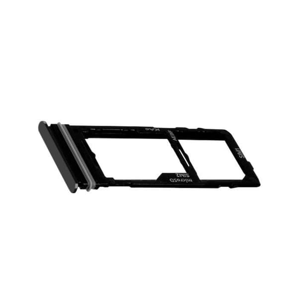 SIM kort skuffe - Samsung - Galaxy A52/A72 - Sort - 1x Nano SIM - 1x Micro SD Svart