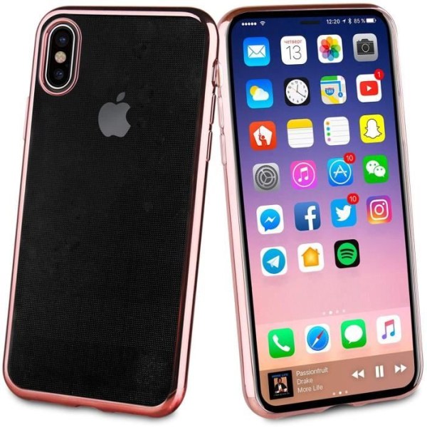 MUVIT LIFE CASE BLING ROSE GOLD APPLE IPHONE X XS