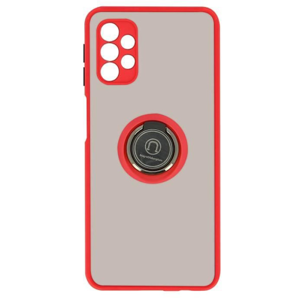 Coque - Samsung - Galaxy A32 5G - Bi-material - Metallring - Videostöd Röd