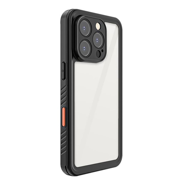 Coque 360° Foran Bagpå til iPhone 16 Pro Max IP68 Ultra Forstærket Eiger Transparent Vit