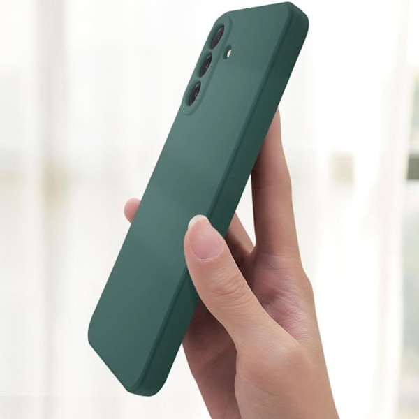 Coque til Samsung Galaxy A26 Blødt Mat Silikone Mørkegrøn Grön