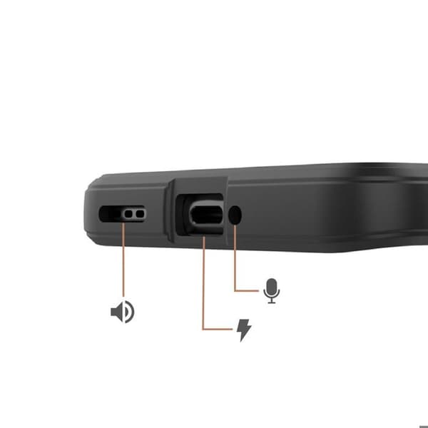 Cover til Realme 16 Pro Plus Stødabsorberende og Skridsikker Sort Svart