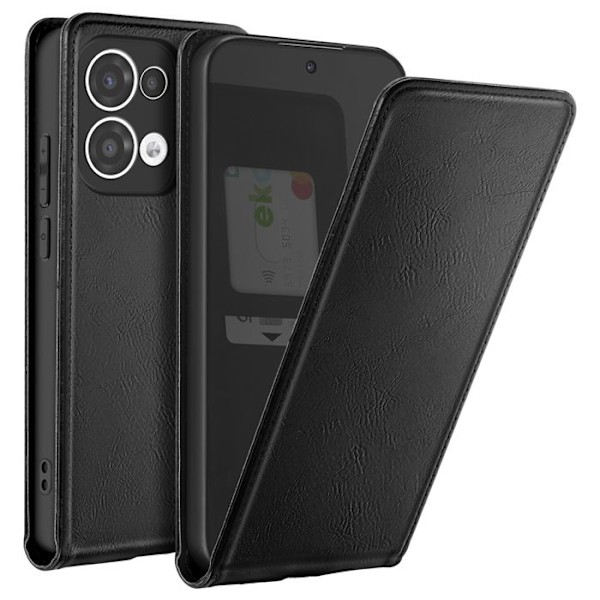 Pysty Korttipidike Kotelo Oppo Reno 13 5G Musta Svart