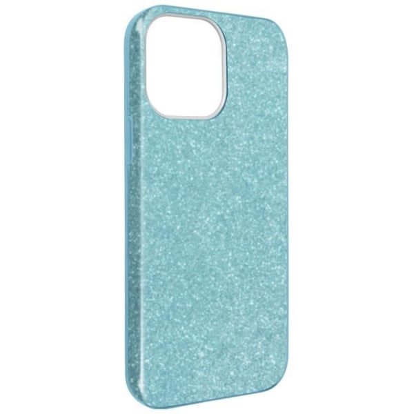 iPhone 13 Pro Max Glitter Avtagbart halvstyvt silikonfodral Blå Blå