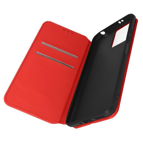Etui til Redmi Note 12 Pro 5G og 12 Pro Plus 5G - AVIZAR - Rød - Kortholderklap Röd