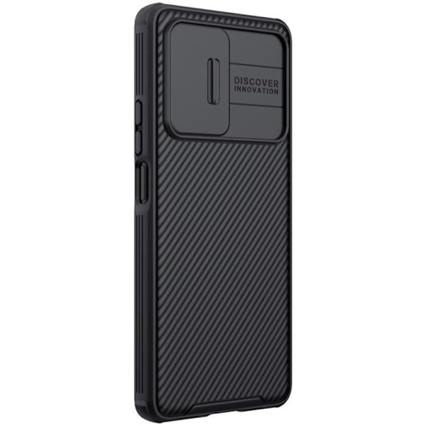 Coque - NILLKIN - CamShield Pro - Sort - Semi-rigid - Elegant Svart