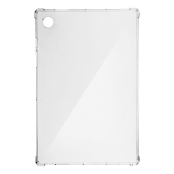 Samsung Galaxy Tab A8 10.5 2021 Fodral - AVIZAR - Silikongel - Förstärkta hörn - Transparent Vit Klar vit