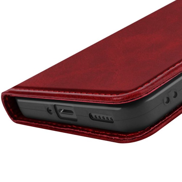 Kansio Nothing Phone 3a Pro Klippa Tuki Lompakko Punainen Röd