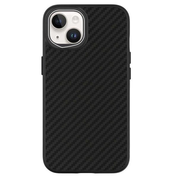 Coque - SPIGEN - iPhone 15 Plus - Kolfiber - Stötbeständig - Svart Svart