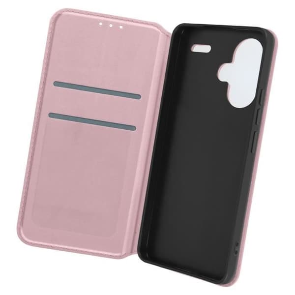 Fodral till Xiaomi Redmi Note 13 Pro Plus - AVIZAR - Classic Edition - Rosa - Halvstyvt - Syntetiskt - Blandat Ros