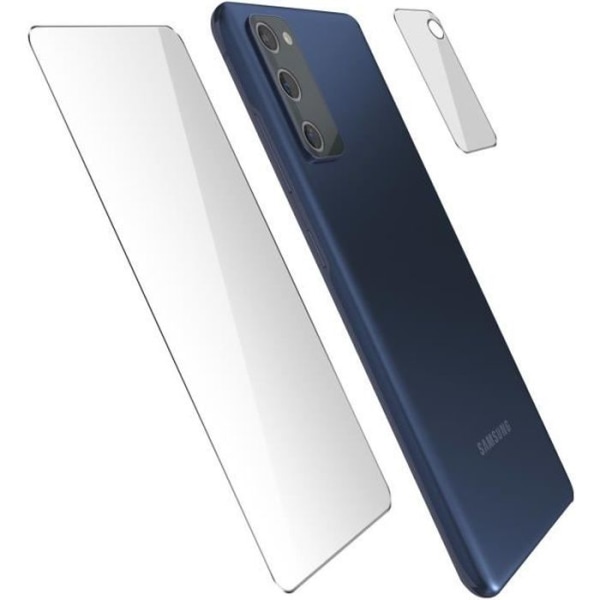Skyddfilm - AVIZAR - Galaxy S20 FE - Härdat glas 9H - Scratchresistent - 2 stycken Vit