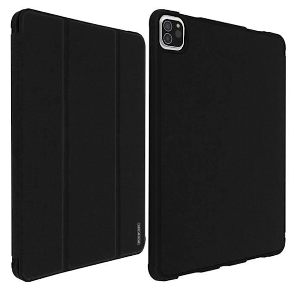 iPad Pro 12.9 2020 Cover - DUX DUCIS - Øko-læder - Video- og Tastaturstøtte - Væk-tilstand - Sort Svart