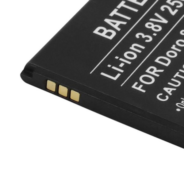 Batteri för Doro 8035 Li-ion 3.8V 2500mAh 9.5Wh Referens DBT-2500A